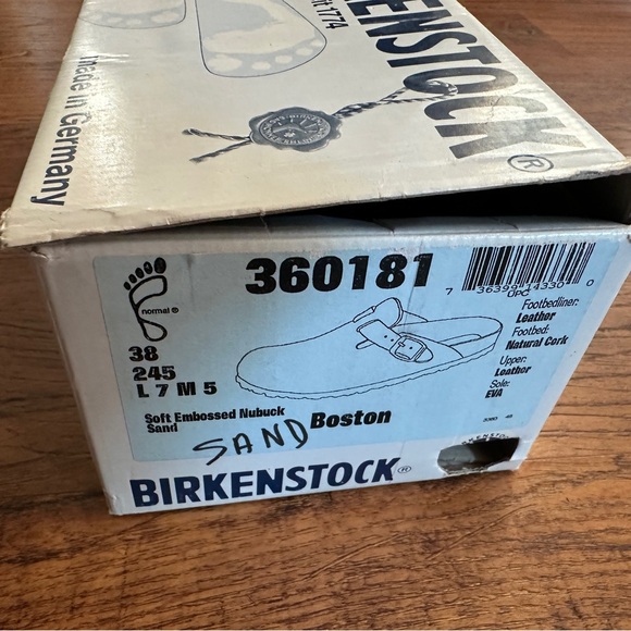 Birkenstock Tan Slippers with Contoured Footbed - Picture 2 of 9